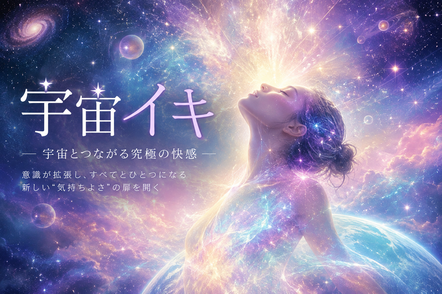 宇宙イキとは？ポルチオオーガズムの先で起こる不思議な体験